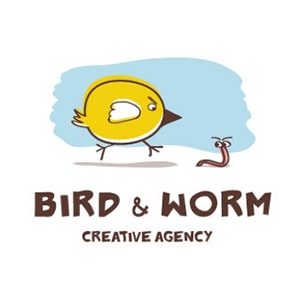 卡通形象企业VI设计 BIRD&WORM企业VI设计 BIRD & WORM CREATIVE AGENCY