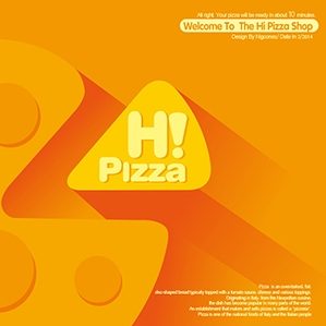 Hi Pizza披萨店餐饮品牌设计