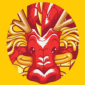Phoenix and Red Dragon 数码艺术 图形设计 插图，暖雀网精心收集的作品……