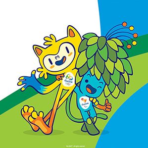 2016年里约奥运会和残奥会吉祥物，两个吉祥物分别代表了巴西的动物和植物！