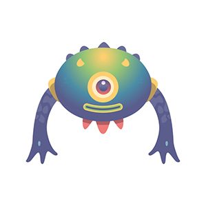 Commission work. Cute Monster Pack 人物设计 插图设计