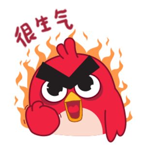 愤怒的小鸟Q版QQ表情