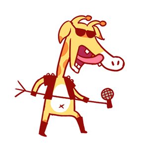 长颈鹿表情包 原创作品 / 动漫 / 网络表情 听说长颈鹿是个神经病！！！！！