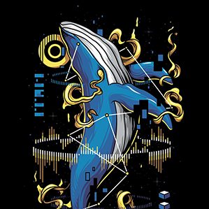 T-shirt design for intotheam whale 插图 作者：Angga Tantama