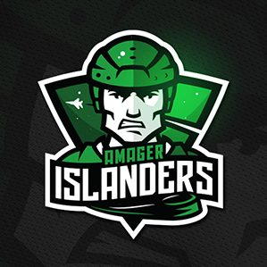 Amager Islanders | Logo 图形设计 插图 品牌推广 作者：Mateusz Putylo