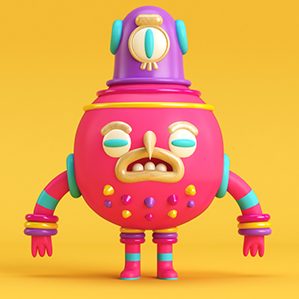 3D Characters 人物设计 插图 数码艺术 作者：Daniel Gabela