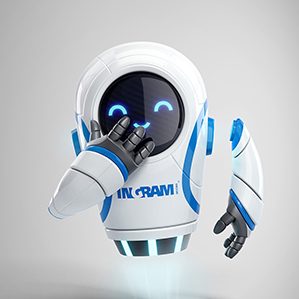Ingram Robot 广告 人物设计 插图 作者：Mascoteria Mascotes Digitais