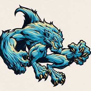 Werewolf Illustration WEREWOLF 插图, 人物设计, 数码艺术