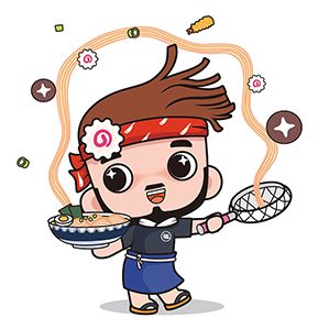 ​拉面王子是一家日本料理的主厨，为了在形象上一眼看出其职业属性。在头部的日式头巾处