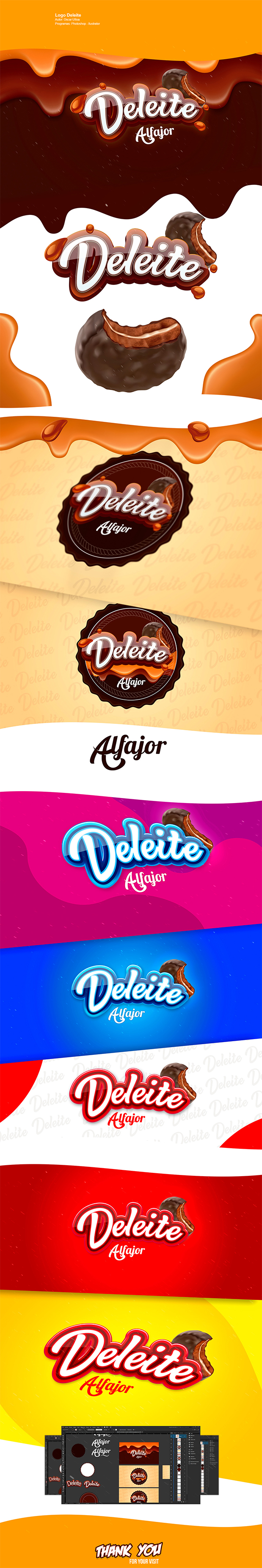 LOGO DELEITE Oscar Creativo on Behance