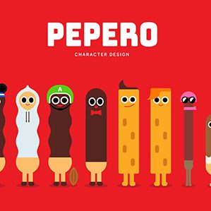 PEPERO is cookie stick, dipped in compound chocolate, manufactured by Lotte