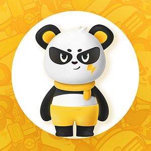 一只熊猫 原创作品 / 平面 / 吉祥物 TNT-PANDA 作者：PC大大