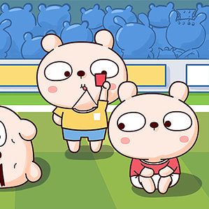 冷兔宝宝足球篇—微信表情