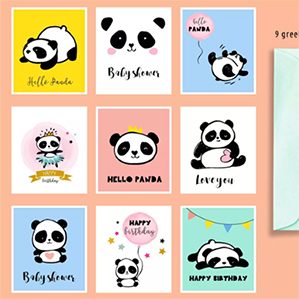 暖雀网精心收集的熊猫设计插画 Panda bear design collection，希望大家能喜欢。