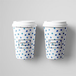 高档奶茶果汁咖啡纸杯品牌vi设计展示智能贴图样机PSD模版素材，希望大家能喜欢