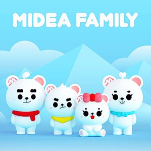 MideaFamily Q版形象设计