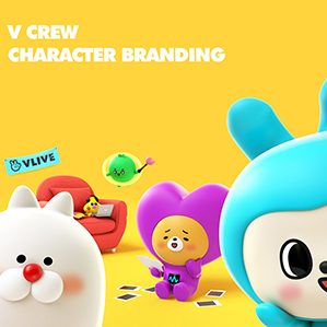 V CREW Character Branding 创意领域 品牌推广，人物设计，动画