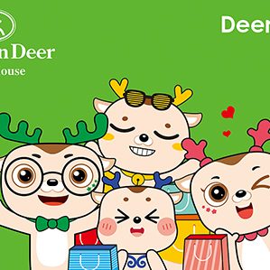 吉祥物deer 一次参赛活动的out稿，纪念下~~~ 原创作品 / 平面 / 吉祥物