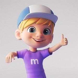 Menucha Boy 3D character for Menucha Kids 作者：Alina Balgimbaeva