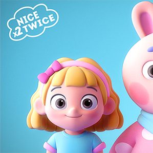 Nice Twice 3D characters for Kids Youtube channel 作者：Alina Balgimbaeva