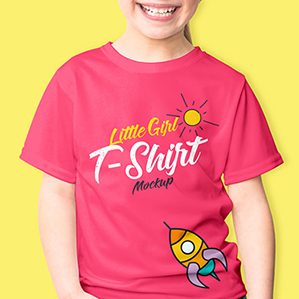 暖雀网精心收集的小女孩T恤PSD智能贴图，并提供了源文件下载服务，希望大家能喜欢