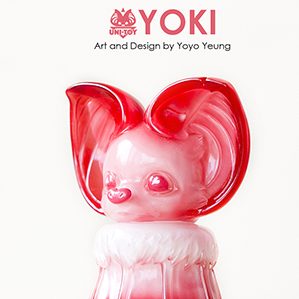 Sofubi Yoki SHCC限定 原创作品 / 工业/产品 / 玩具 藍透宇宙 粉透愛心