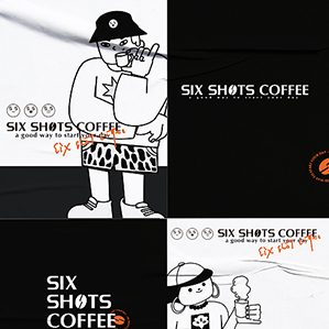 SIX SHOTS COFFEE是一家开在大学校园内的精品咖啡店目标群体指向明确