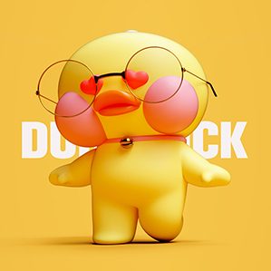 DUDUDUCK（玻尿酸鸭）IP形象优化 平面 / IP形象 作者：啵噗啵噗