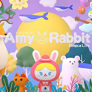 《AmyRabbit艾米兔》一只特立独行的兔子 , 安静的过着简约、优雅的生活。