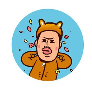 Today is also fun, SGOM!This man who can not endure boring life Wearing a bear costtium