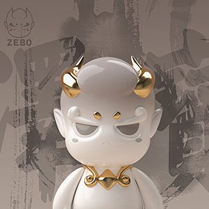 国风潮玩-泽宝 白泽是上古神兽，祥瑞之征 作者：Qigortoys