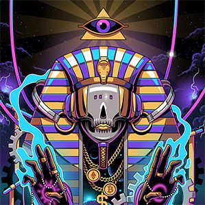after effects animation ILLUSTRATION motion graphics nft pharaoh tshirt vector vector art
