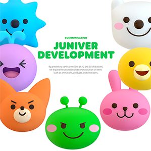 JUNIVER SCHOOL Character Renewal 创意领域 插图 人物设计 图形设计