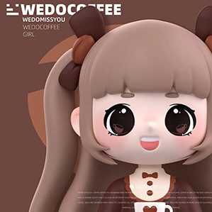 WEDOCOFFEE咖啡厅品牌IP-DODO 平面 IP形象 作者：艺想创设IP研究所