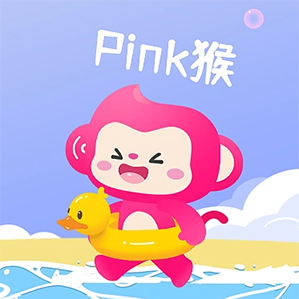 Pink猴（动态表情包） 原创作品 动漫 网络表情 表情包 动态表情包 IP设计