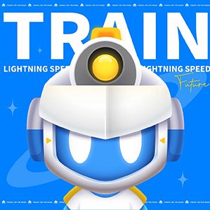 Train | 列车的铁铁卡通形象 原创作品 平面 IP形象 作者：齐齐昂