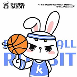 KK兔：再不打篮球就要睡着了2021年创作的一只兔子IP形象，最近刚刚全部完善并丰富了延展。