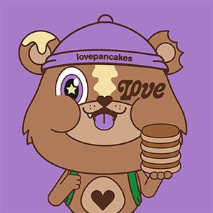 Love Pancakes 创意领域 图形设计 插图 品牌推广 作者：ChocoToy cute