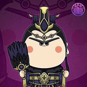 滚滚三国系列之董 三国 卡牌 头像 手机壁纸 文创 作者：Lean2018