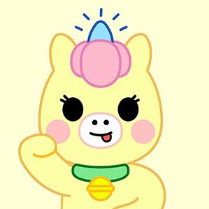 为马年创作的IP形象，我给他取名为快乐小马。同时我给它安排了三个小伙伴