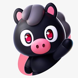 小猪马乌噗—马年IP形象设计